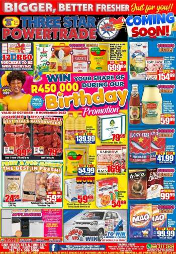 Three Star Cash and Carry catalogue  - 25/10/2022 - 09/11/2022.