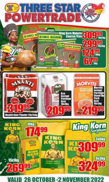 Three Star Cash and Carry catalogue  - 26/10/2022 - 02/11/2022.