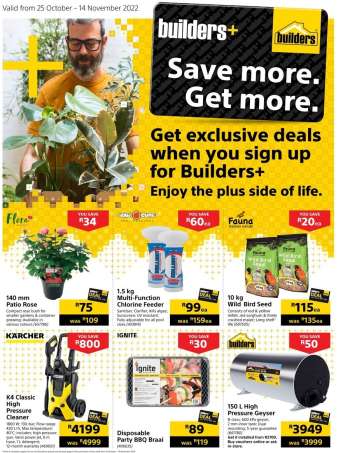 Builders catalogue  - 25/10/2022 - 14/11/2022.