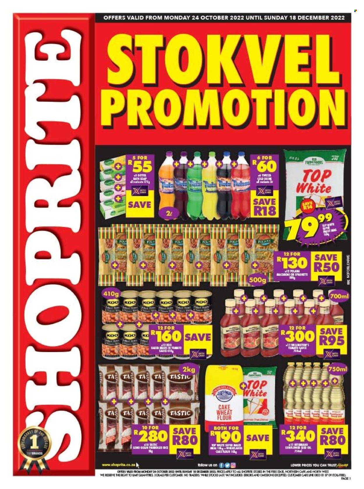 Shoprite specials - 24/10/2022 - 18/12/2022. Page 1