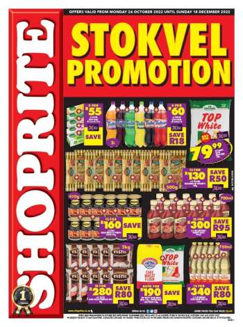 Shoprite catalogue  - 24/10/2022 - 18/12/2022.