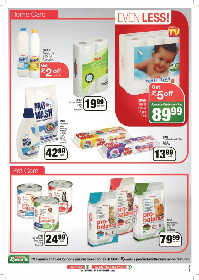 SPAR specials - 25/10/2022 - 06/11/2022. Page 11