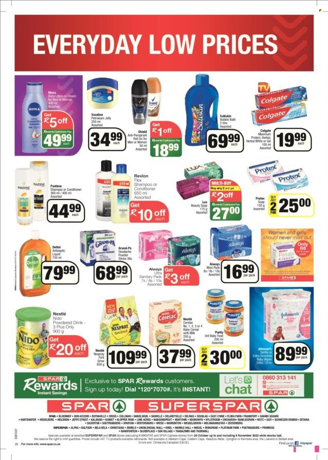 SPAR specials - 25/10/2022 - 06/11/2022. Page 1