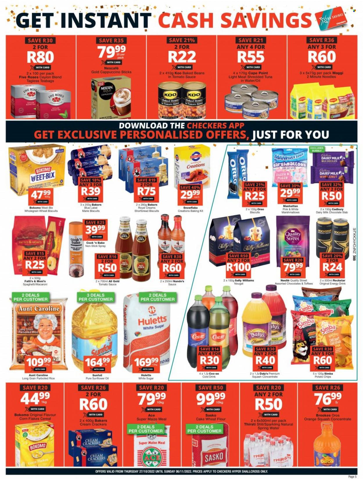 Checkers specials - 27/10/2022 - 06/11/2022. Page 5