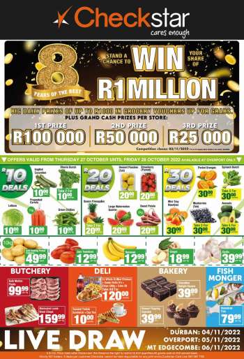 Checkstar catalogue  - 27/10/2022 - 28/10/2022.