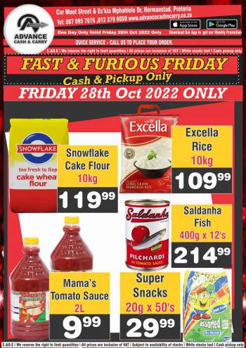 Advance Cash & Carry catalogue  - 28/10/2022 - 28/10/2022.