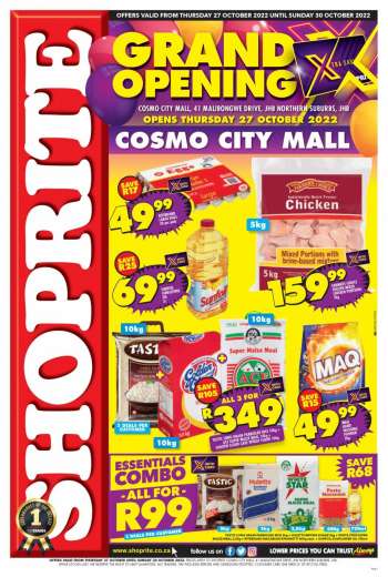Shoprite catalogue  - 27/10/2022 - 30/10/2022.