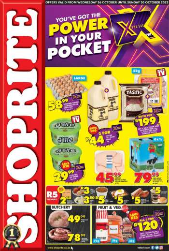 Shoprite catalogue  - 26/10/2022 - 30/10/2022.