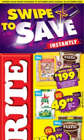 Shoprite catalogue  - 27/10/2022 - 30/10/2022.