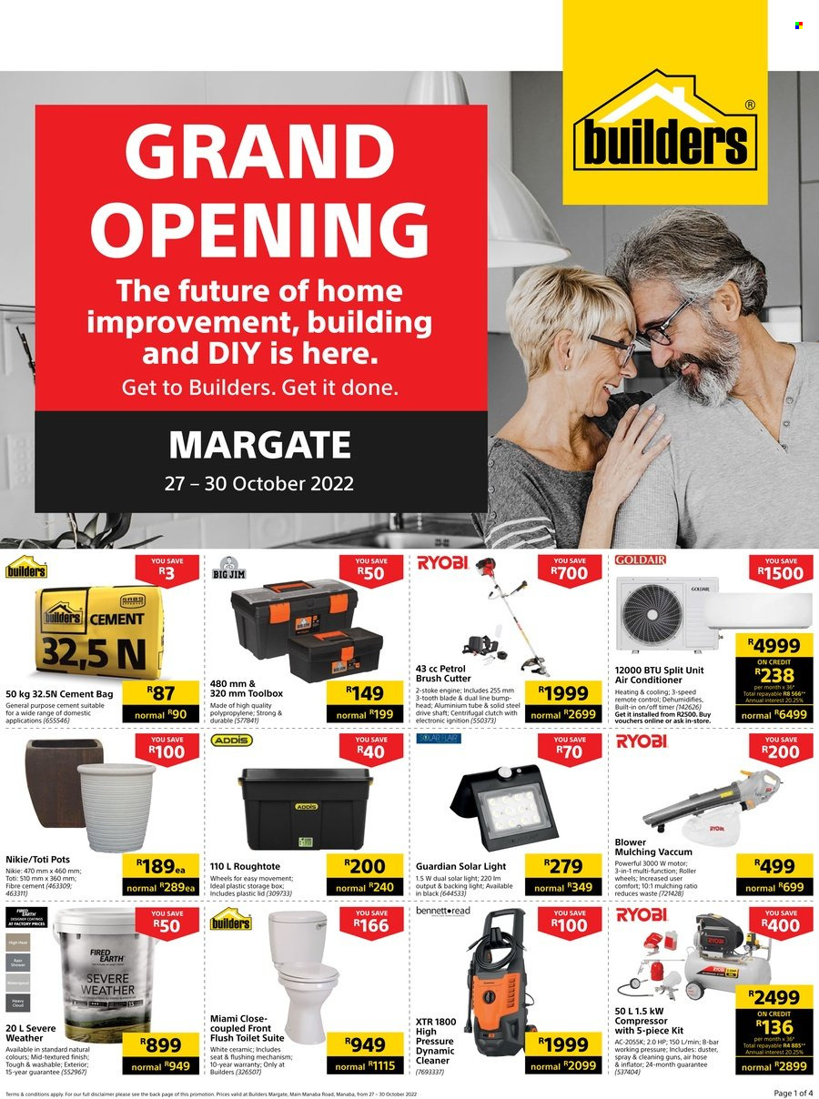 Builders specials - 27/10/2022 - 30/10/2022. Page 1