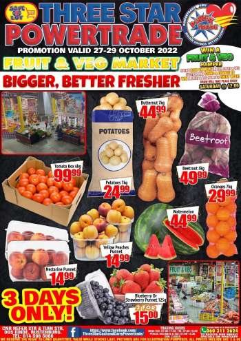 Three Star Cash and Carry catalogue  - 27/10/2022 - 29/10/2022.