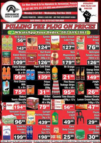 Advance Cash & Carry catalogue  - 31/10/2022 - 02/11/2022.