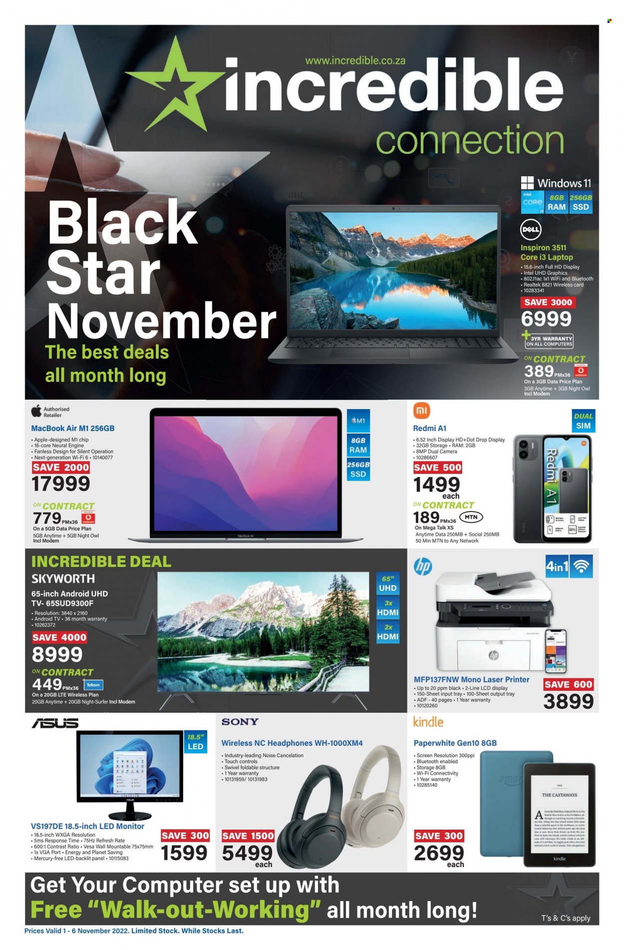 Incredible Connection specials - 01/11/2022 - 06/11/2022. Page 1