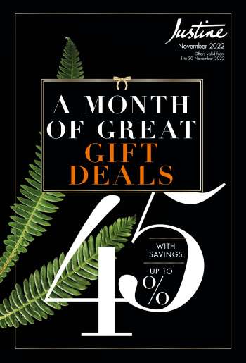 Justine catalogue  - 01/11/2022 - 30/11/2022.