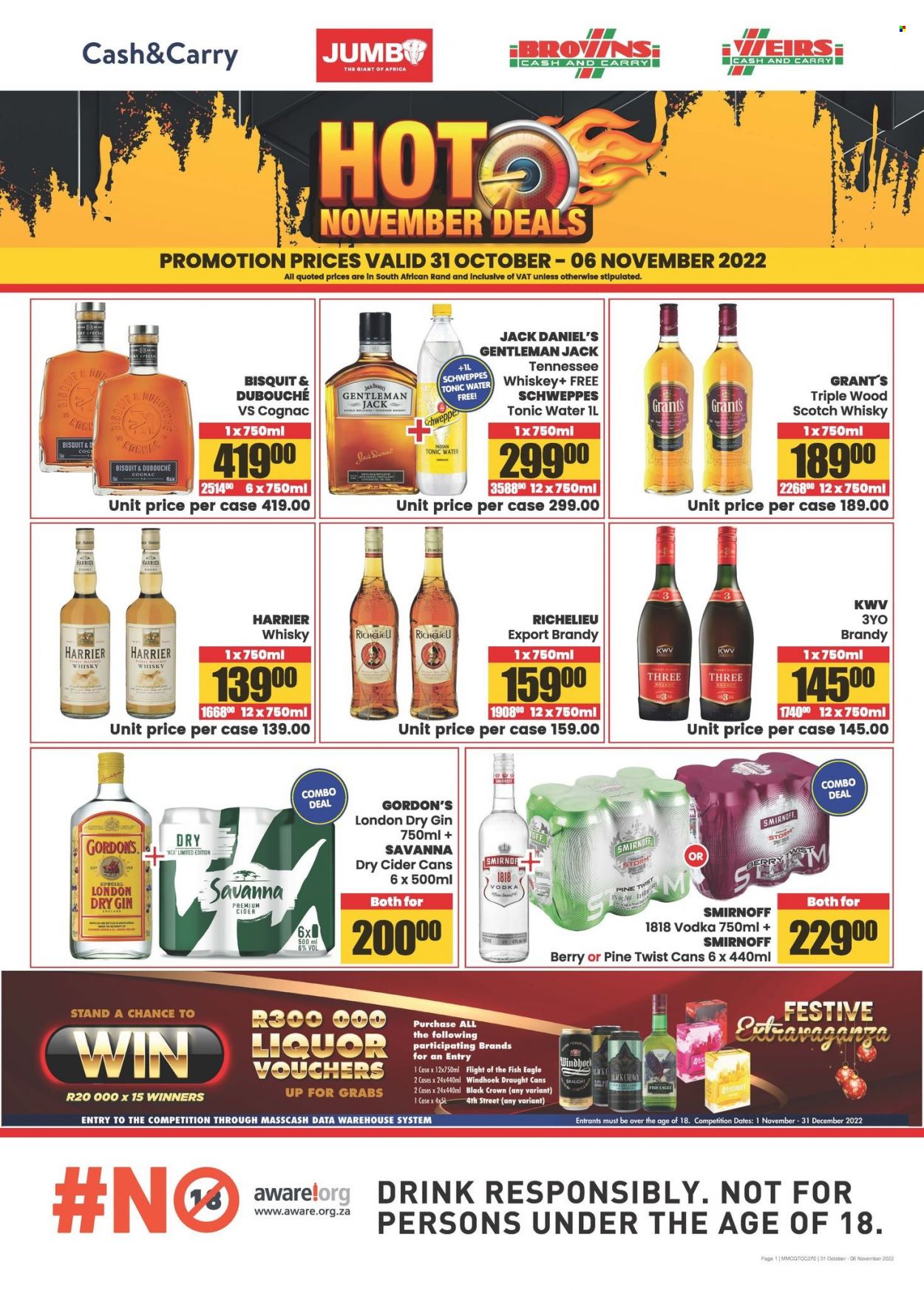 Jumbo Cash & Carry specials - 31/10/2022 - 06/11/2022. Page 1