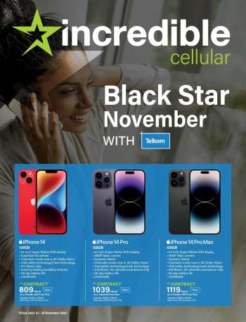 Incredible Connection catalogue  - 01/11/2022 - 30/11/2022.