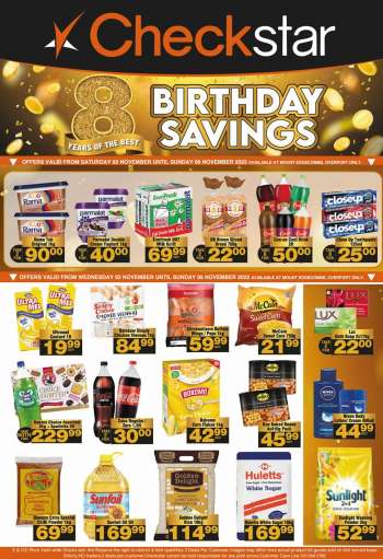 Checkstar catalogue  - 02/11/2022 - 06/11/2022.