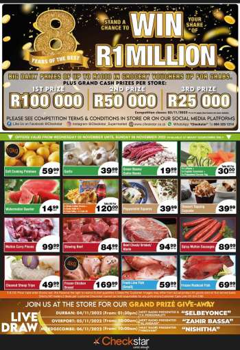 Checkstar catalogue  - 02/11/2022 - 06/11/2022.