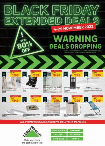 Leroy Merlin catalogue  - 04/11/2022 - 29/11/2022.