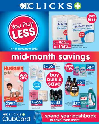 Clicks catalogue  - 04/11/2022 - 17/11/2022.