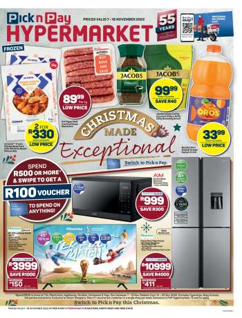 Pick n Pay Hypermarket catalogue  - 07/11/2022 - 16/11/2022.