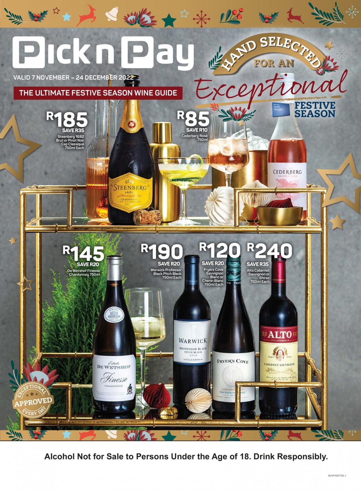 Pick n Pay Liquor specials - 07/11/2022 - 24/12/2022. Page 1