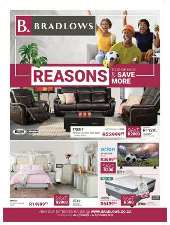 Bradlows catalogue  - 07/11/2022 - 04/12/2022.