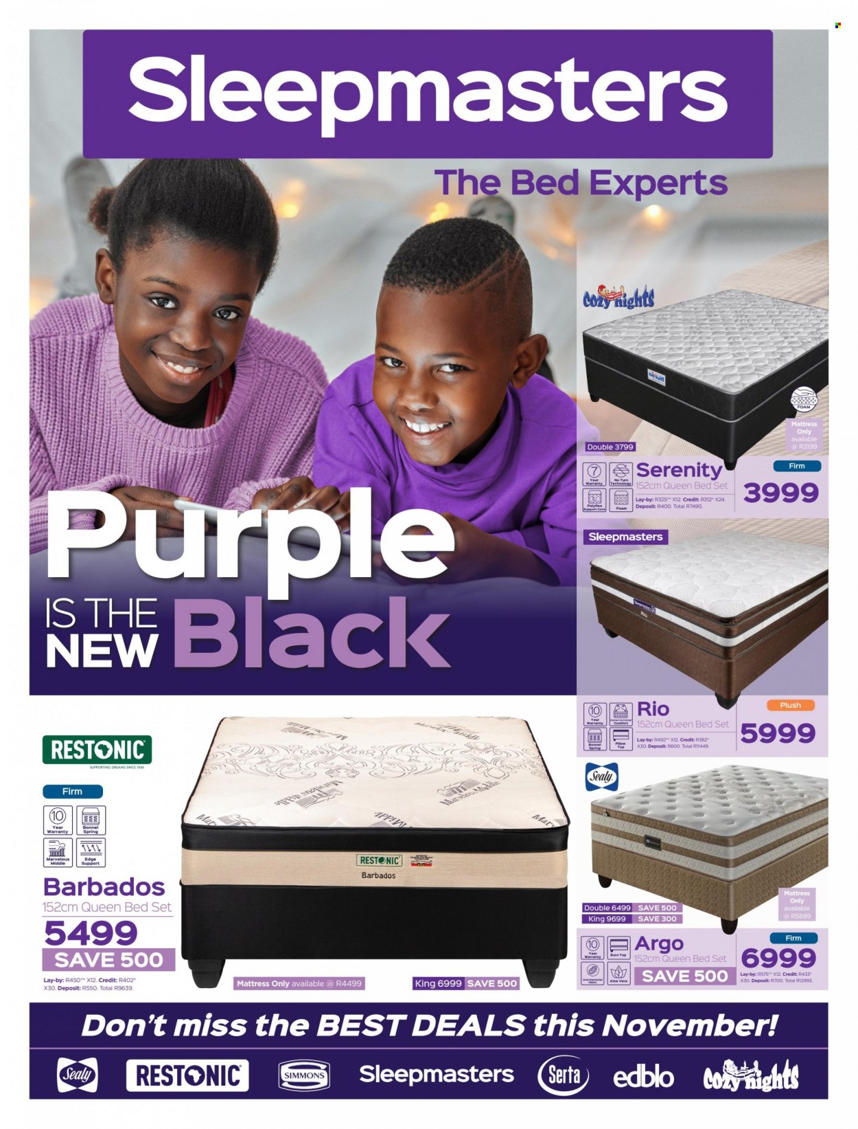 Sleepmasters specials - 07/11/2022 - 04/12/2022. Page 1