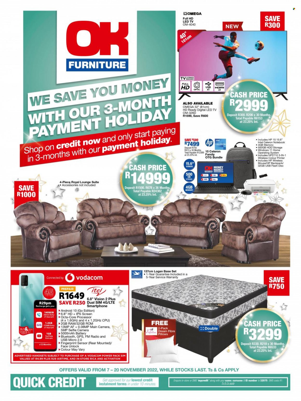 OK Furniture specials - 07/11/2022 - 20/11/2022. Page 1