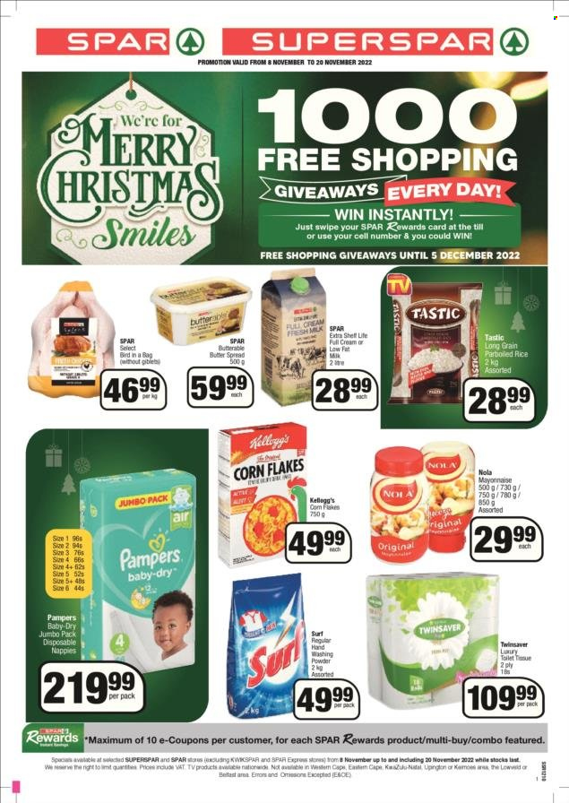 SPAR specials - 08/11/2022 - 20/11/2022. Page 1