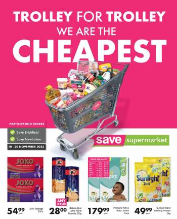 Save supermarket catalogue  - 10/11/2022 - 20/11/2022.