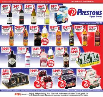 Prestons Liquor Stores catalogue  - 10/11/2022 - 13/11/2022.
