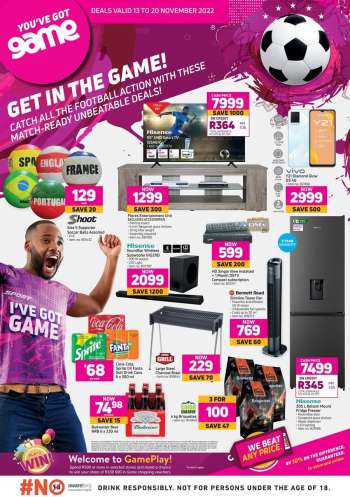 Game catalogue  - 13/11/2022 - 20/11/2022.