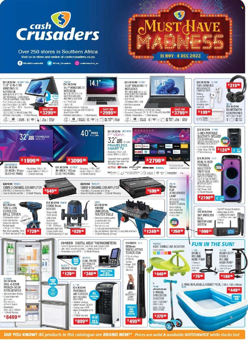 Cash Crusaders specials - 11/11/2022 - 04/12/2022. Page 1