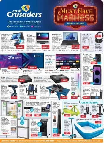 Cash Crusaders catalogue  - 11/11/2022 - 04/12/2022.