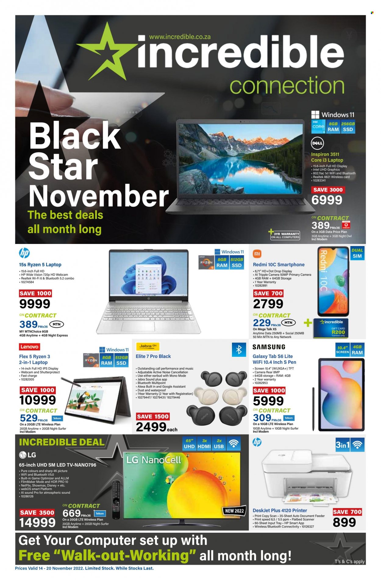 Incredible Connection specials - 14/11/2022 - 20/11/2022. Page 1