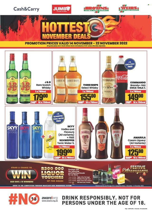 Jumbo Cash & Carry specials - 14/11/2022 - 22/11/2022. Page 1