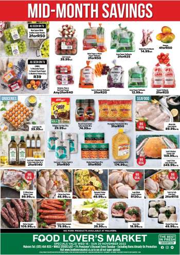 Food Lover's Market catalogue  - 16/11/2022 - 20/11/2022.