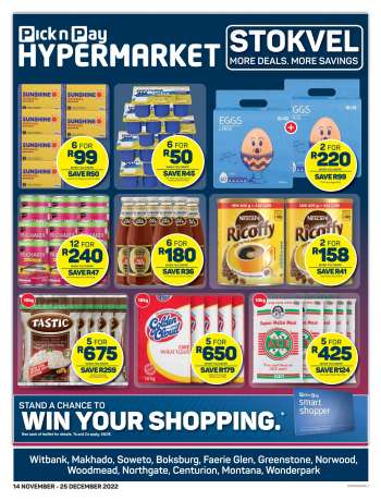Pick n Pay Hypermarket catalogue  - 14/11/2022 - 25/12/2022.