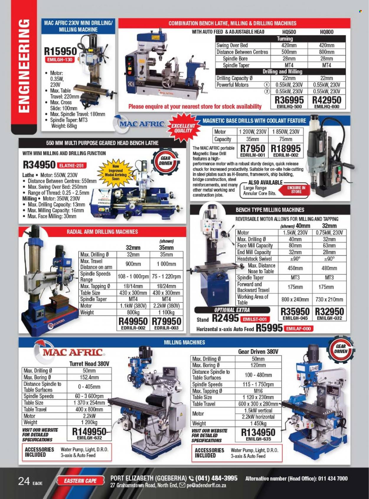 Adendorff Machinery Mart specials. Page 26
