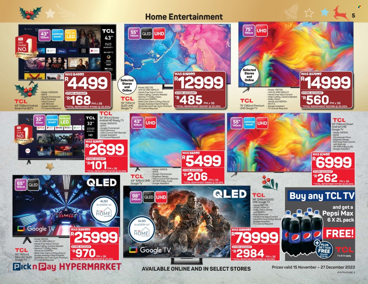 Pick n Pay Hypermarket specials - 15/11/2022 - 27/12/2022. Page 5