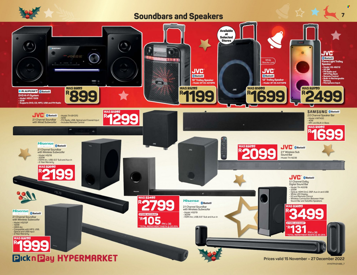 Pick n Pay Hypermarket specials - 15/11/2022 - 27/12/2022. Page 7