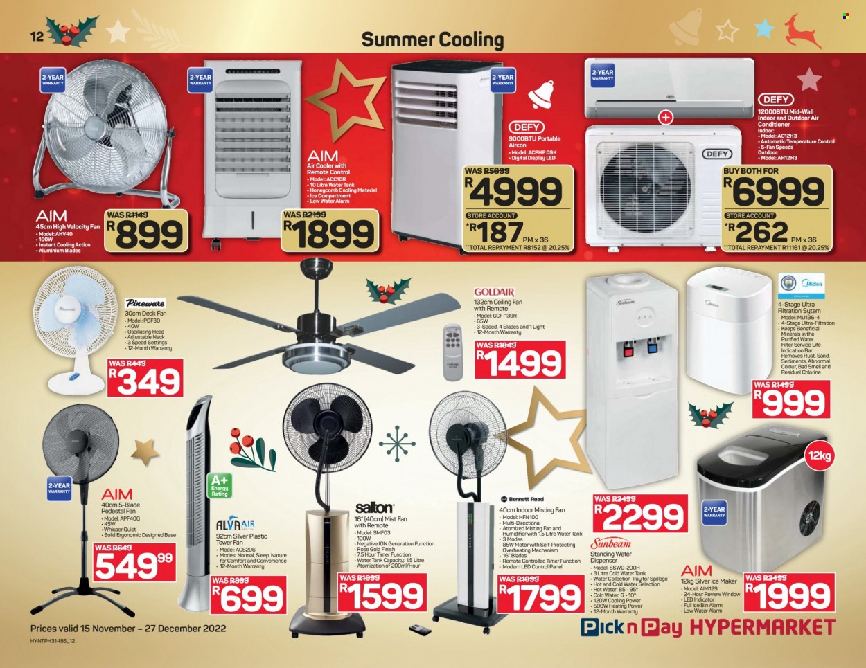 Pick n Pay Hypermarket specials - 15/11/2022 - 27/12/2022. Page 12