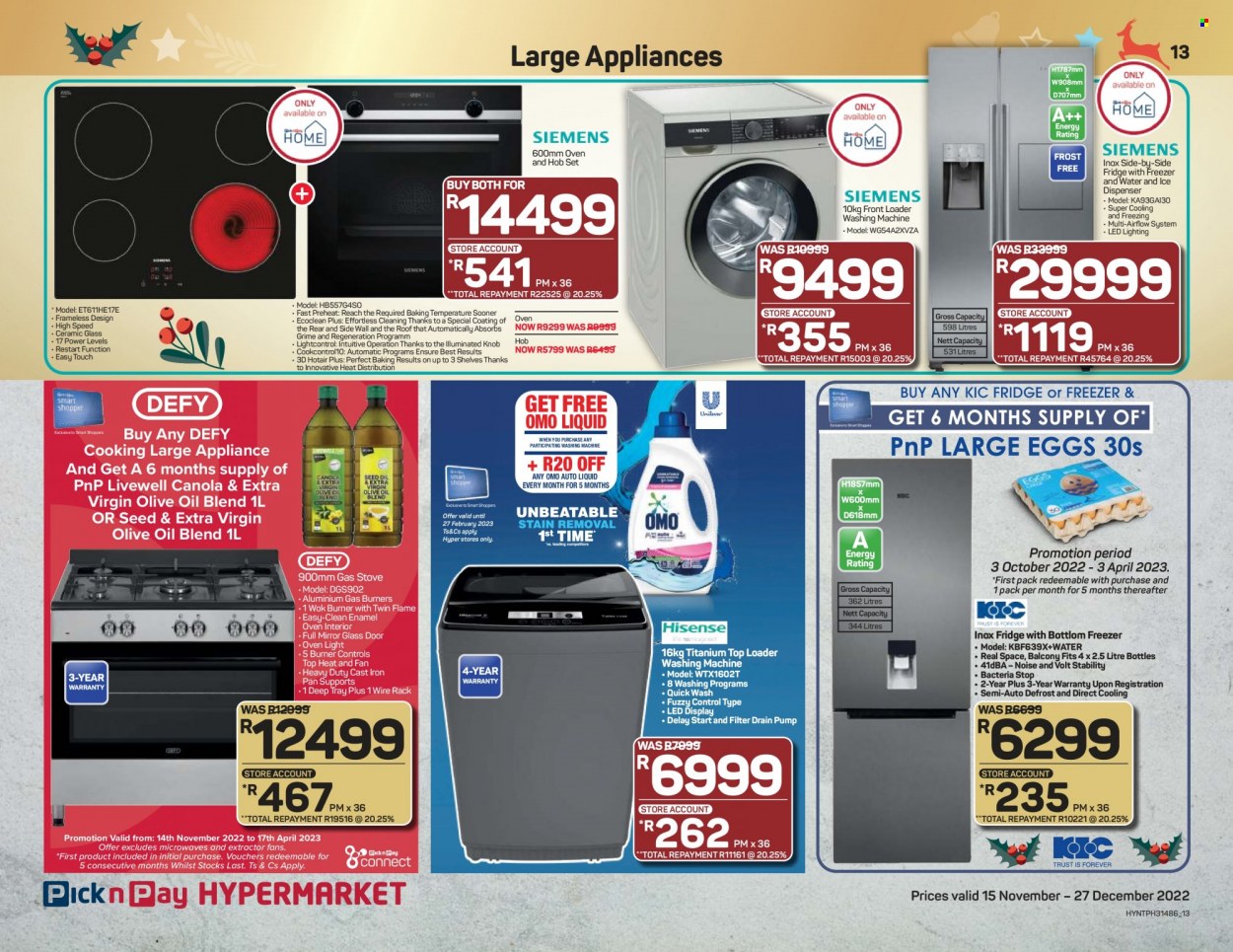Pick n Pay Hypermarket specials - 15/11/2022 - 27/12/2022. Page 13