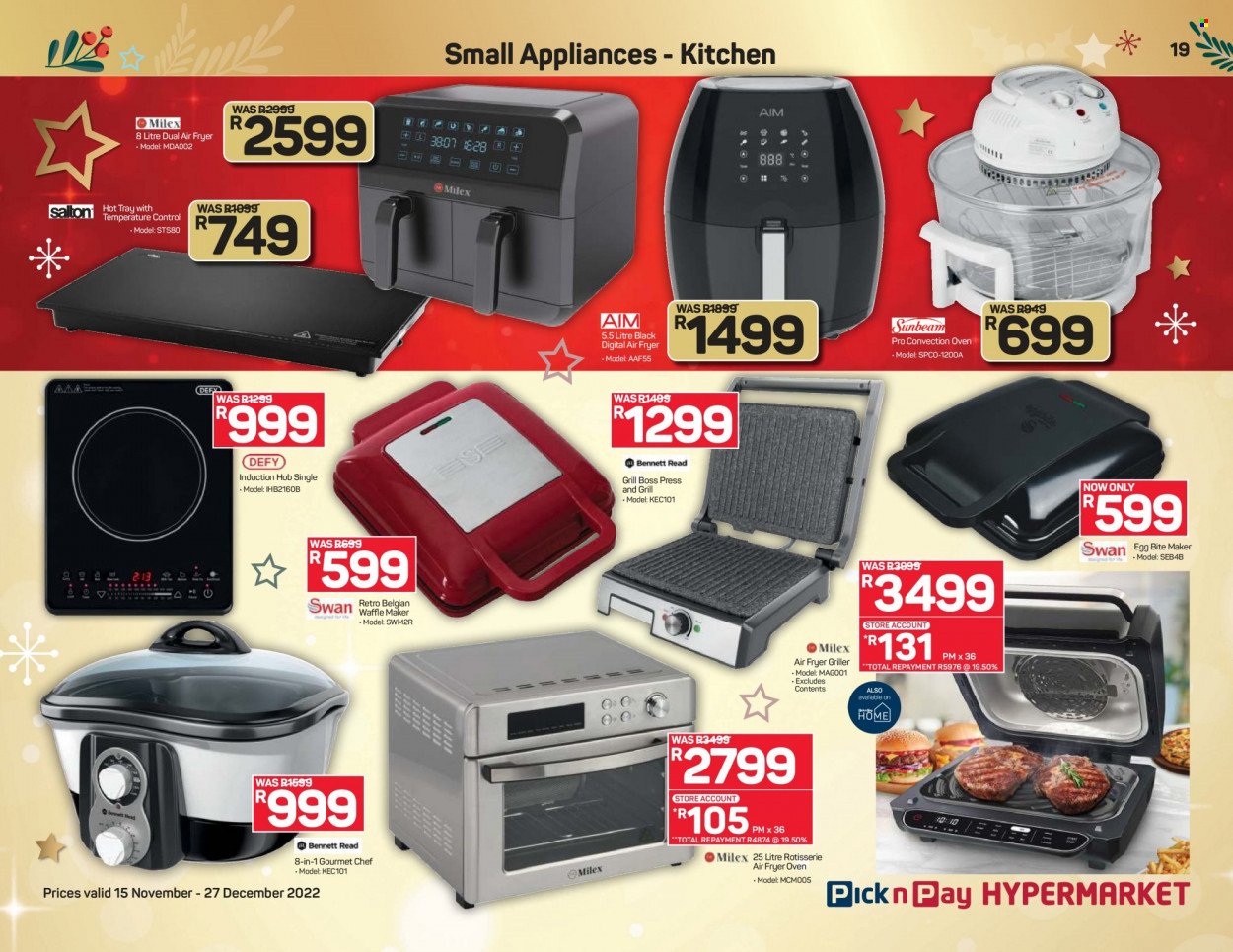 Pick n Pay Hypermarket specials - 15/11/2022 - 27/12/2022. Page 19
