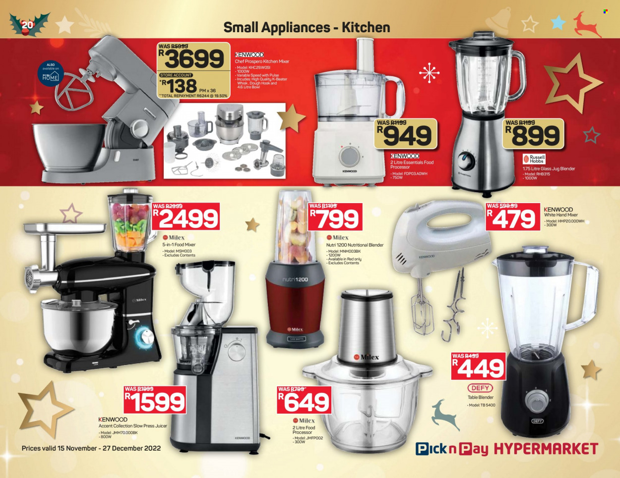 Pick n Pay Hypermarket specials - 15/11/2022 - 27/12/2022. Page 20