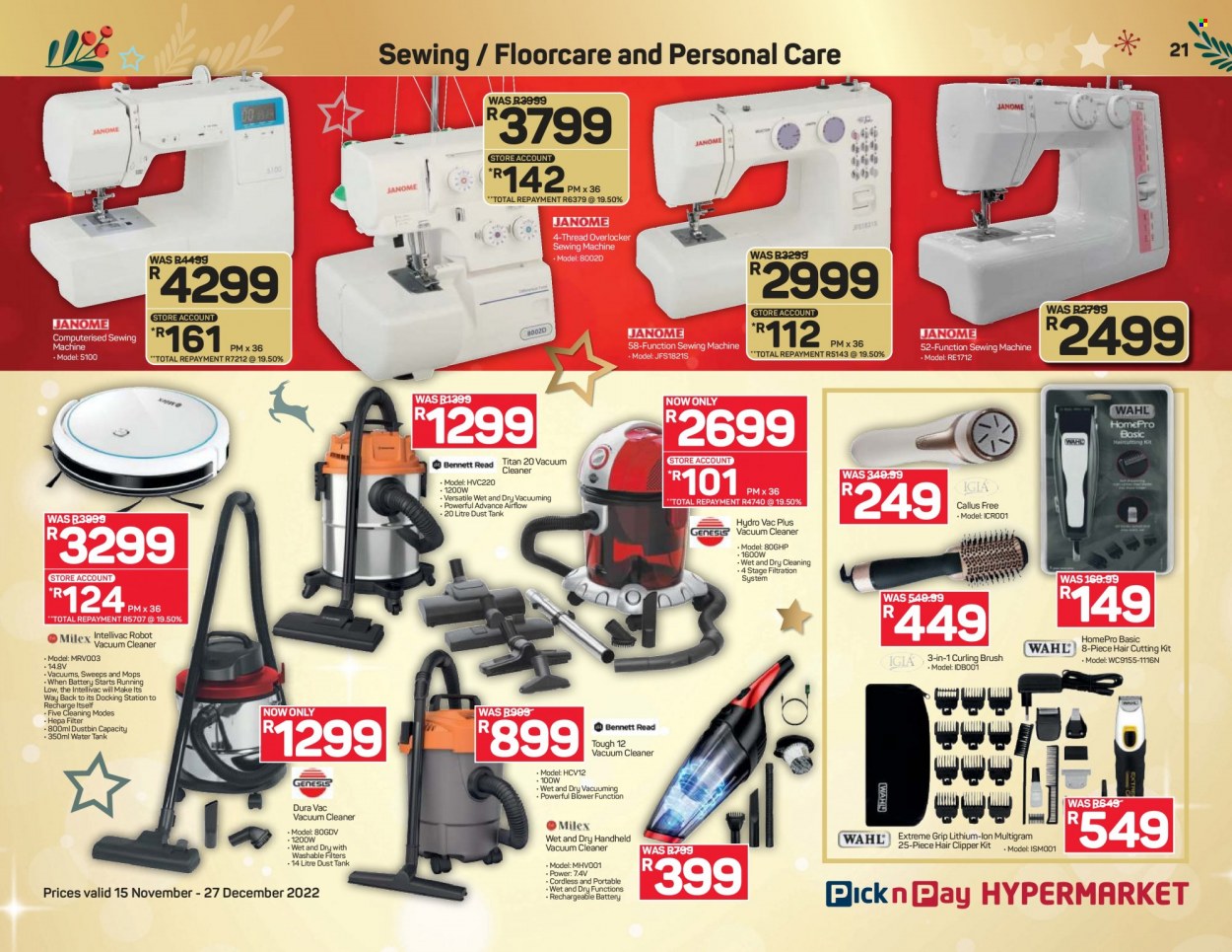 Pick n Pay Hypermarket specials - 15/11/2022 - 27/12/2022. Page 21