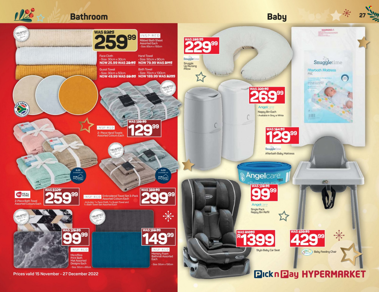 Pick n Pay Hypermarket specials - 15/11/2022 - 27/12/2022. Page 27