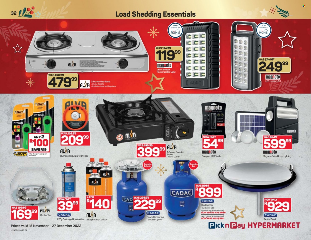 Pick n Pay Hypermarket specials - 15/11/2022 - 27/12/2022. Page 32