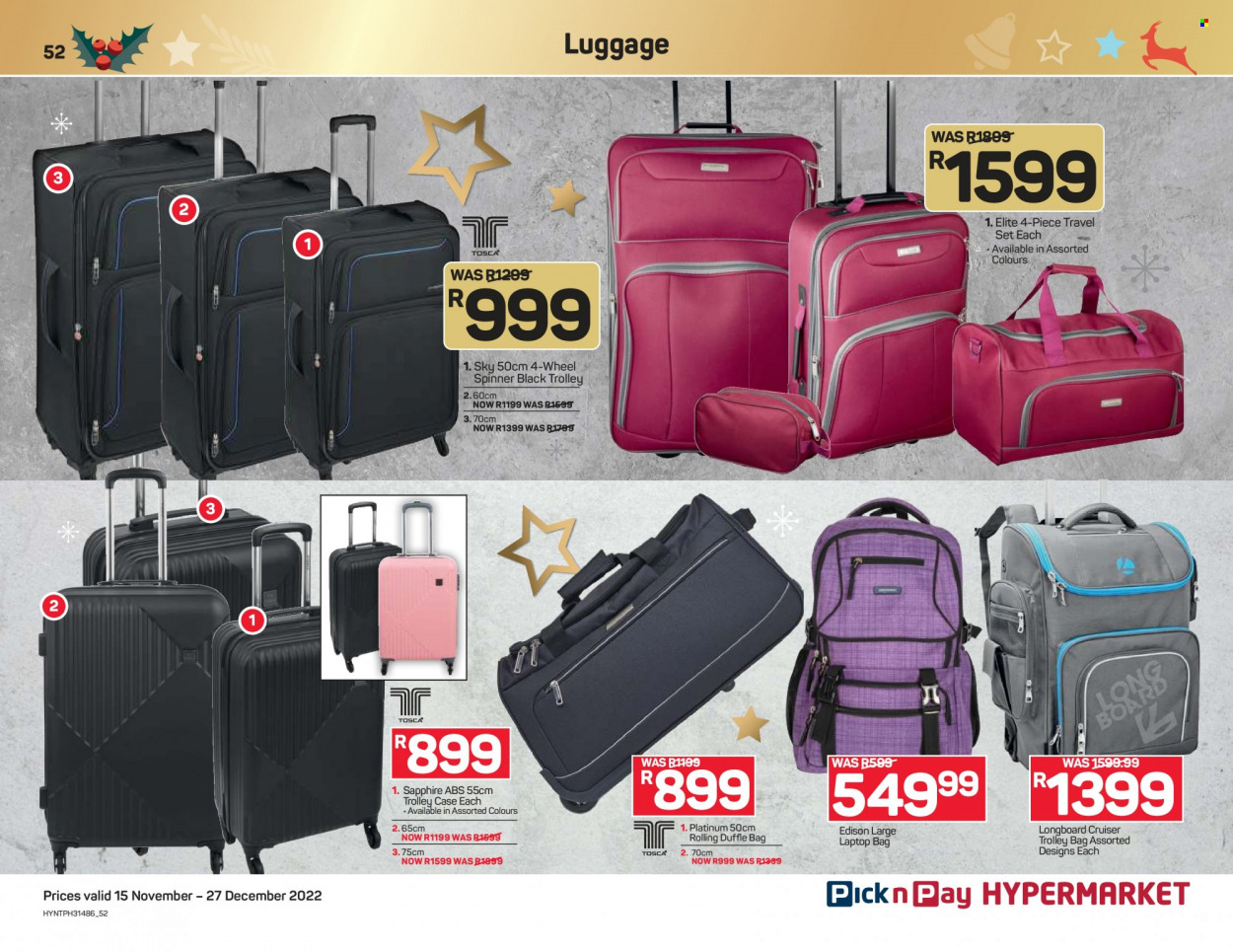 Pick n Pay Hypermarket specials - 15/11/2022 - 27/12/2022. Page 52